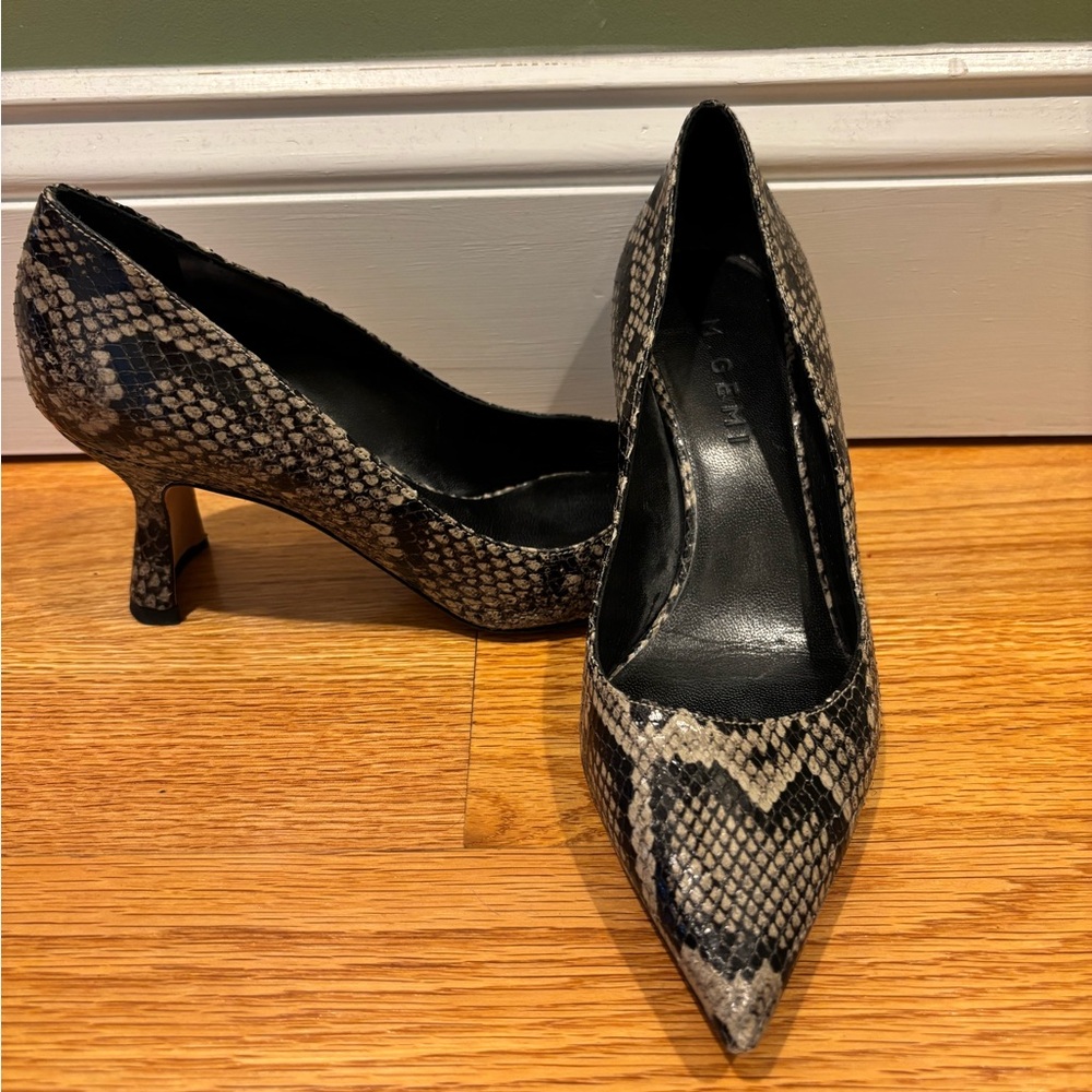 M. Gemí - the Cinzia - 70mm Women's Snakeskin Pattern Heels
